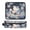 Cat and Yarn Pattern, variant on Hair Tool Organizer Bag with Heat Resistant Mat Removable Travel Storage Case for Hot Air Brushes Curling Irons Blue Bunny
