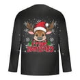thumbnail image 5 of Hipattires Mens Christmas Shirts Big and Tall Tops Pullover Lightweight Plus Size Crewneck Tops for Men Long Sleeve, 5 of 5