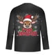 thumbnail image 5 of Blusas y camisas de manga larga con cuello redondo para hombre, estilo casual, cuello redondo, manga larga, camiseta con estampado navideño, blusa de poliéster para hombre., 5 of 5