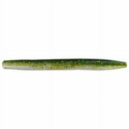 Big Bite Baits 5FATSTK-01 5 in. Fat Stick Green & Pumpkin Fishing Lure - Pack of 5