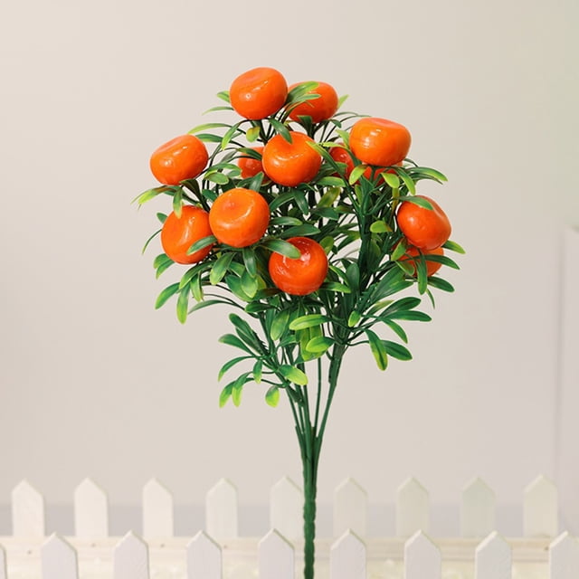Lifelike and vibrant artificial fruit cutting for home and office decor