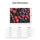 thumbnail image 5 of Balery Variety Of Fruits And Berries Manta de Franela con Dibujo, Lujo Ultra Suave y Cálido, Antipelusa y Resistente a las Arrugas para Cama, Sofá, Camping -60"x50", 5 of 6