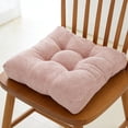 thumbnail image 4 of Square Seat Cushions for Seat Dining Chair, Chair Cushions Square No Ties, Desk Chair Cushion for Long Sitting Cute Comfortable Fleece Seat Cushion Thick Dorm Room Essentials, 4 of 6