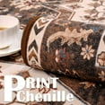 thumbnail image 3 of Softlife Chenille Vintage Area Rug Oriental Tribal Antique Boho Carpet,6'x9',Brown, 3 of 7