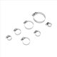 thumbnail image 1 of 80 Piezas Clips de Manguera Abrazaderas de Tubo Abrazadera de de Acero Inoxidable de 8 Mm-51 mm Juego de Abrazaderas de Manguera Clip de Tubos Automotrices Herramienta Fija, 1 of 8