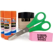 School Supply Boxes | Back to School Supply Box Grades K-5 | Case (4 Boxes) | School Supply Kit Back to School Essentials