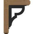 thumbnail image 3 of 3 1/2"W x 11 1/2"D x 14"H Bradford Craftsman Ironcrest Smooth Bracket, Western Red Cedar (2"W x 7 1/2"D x 10"H Iron Bracket), 3 of 5