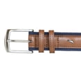 thumbnail image 3 of Cinturón Nautica Signature de piel y lona para hombre, color coñac 40, 3 of 6