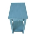 thumbnail image 4 of International Concepts Narrow End Table in Ocean Blue, 4 of 14