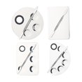 thumbnail image 3 of Paint Palette Stainless Steel Makeup Tools Sturdy Makeup Palette Professional, 3 of 8
