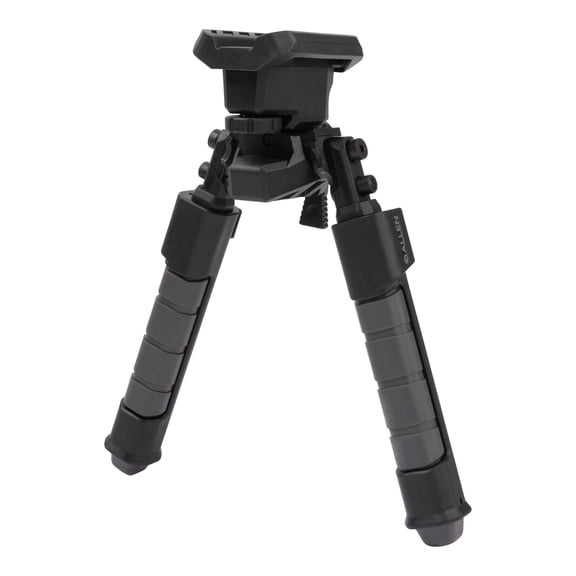 Allen Company Helix Tilt Rifle Bipod - Swivel Stud Mount - 30° Lateral Tilt & Rapid-Snap Legs - Competition/Hunting Shooting Rest – Black
