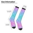 thumbnail image 5 of Balery Multicolor Glitter Fun Novelty Socks Men'S Women'S Crew Socks Funny Crazy Novelty Socks Quirky And Cool Socks, 5 of 9