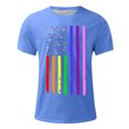 thumbnail image 3 of Camisetas de Manga Larga para Hombres Imprimir Casual Cuello Redondo Camiseta de Manga Corta, Camisetas de Manga Larga para Hombres Algodón, 3 of 5