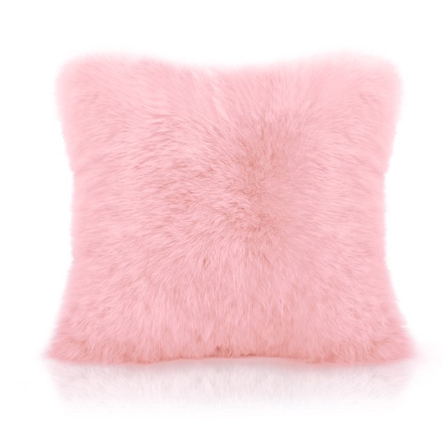 Injueey Funda de cojín de lino para decoración de moda, funda de cojín para sofá o coche para sala de estar Decoración del hogar rosado 35 * 35cm Injueey JJ21159-03