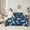 Dark Blue, variant on Manfei Hunting and Fishing Bedding Comforter Set 7 Pieces for Kids, Rustic Pink Fish Full Bedding Set, Blue Patchwork Plaid Reversible Fitted Sheet Flat Sheet, Luxury Bedroom Decor