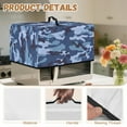 thumbnail image 6 of TSOVTHRID Blue Violet Camouflage Print Microwave Oven Dust Cover Sturdy Dust Cover for Microwave Oven Stain-Resistant Universal Kitchen Appliance Protector, 20.9"W x 15.7"D x 12.4"H, L, 6 of 7