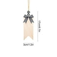 thumbnail image 4 of Cheapark Wooden Christmas Tree Hanging Tags - Writeable & Drawable Ornaments with Wood Beads, Customizable Gift Labeling Decor for Holiday Presents & Tree Accents, 4 of 6
