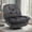Black, variant on LEHZROAJ 360°Swivel Upholstered Recliner,Velvet Accent Chair Tufted Oversized with Mobile Phone Holder for Living Room(Brown)