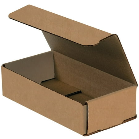 UPC: 0848109047744 | Box Partners Corrugated Mailers 8 x 3 x 2 Kraft 50/Bundle M832K
