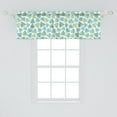 thumbnail image 2 of Ambesonne Tropical Window Valance, Exotic Theme Tropic Leaves, 54" X 18", Multicolor, 2 of 3