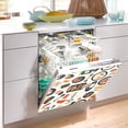 thumbnail image 5 of Haosy Dishwasher Magnet Cover Magnetic Fridge Door Cover Home Kitchen Decor Rice Egg Meat 23"x 26", 5 of 6
