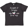 thumbnail image 3 of Inktastic Nonna and Nonno Love Me- Heart Grandchild Youth T-Shirt, 3 of 5