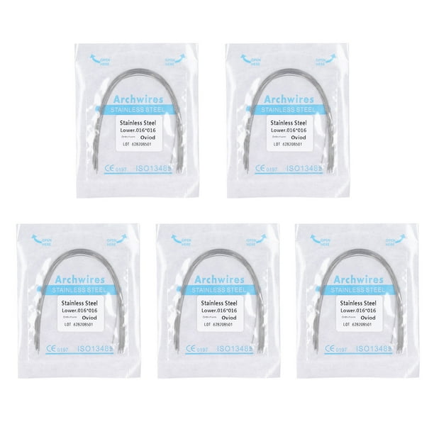 100 Alambre Para Arco De Ortodoncia Dental Acero Inoxidable - Foto 3