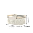 thumbnail image 3 of Bigersell Cereal Containers Storage Airtight Food Storage Containers with Lids Clear Plastic Cereal Containers Storage Stackable Dry Food Canisters A One Size, 3 of 3
