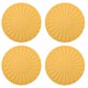 thumbnail image 1 of 4 piezas de almohadilla aislante de flores, manteles individuales de silicona simples y encantadores, posavasos, tapetes antiescaldaduras., 1 of 5