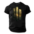 thumbnail image 2 of LMOIPLI Mens Adventure Graphic T Shirt Short Sleeve Outdoor Hiking Crew Neck Fashionable Nature Themed Casual Tee Black XL, 2 of 5