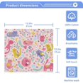 thumbnail image 5 of SKYSONIC Cat Washcloths Set of 2, Highly Absorbent Soft Cotton Fingertip Towels for Bathroom, Kitchen, Gym, Spa, Home Decor 12 x 12 Inch, 5 of 7