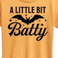 thumbnail image 3 of Instant Message - Little Bit Batty - Women's Short Sleeve Graphic T-Shirt, 3 of 7