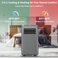 thumbnail image 2 of Shinco 10,000 BTU Portable Air Conditioner, Portable AC Unit with Built-in Cool, 2 of 11