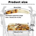 thumbnail image 6 of HELLHERO Back Rest Covers Seat & Back Cover Easy Install Waterproof Secure Fit for Seniors Men Women, Horse Sunflower, 6 of 7