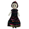 thumbnail image 1 of Muñeca mexicana FRIDA hecha a mano con manta bordada y tela, 1 of 4