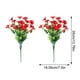 thumbnail image 3 of Flores artificiales de seda violeta - Decoración floral primaveral en pack de 2 para casa, oficina, bodas y arreglos para fiestas, 3 of 6