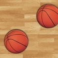 thumbnail image 2 of The Beistle Company Basketball Plastic Tablecloth, 2 of 12
