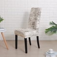 thumbnail image 2 of Dining Room Chair Covers for Dining Room Set of 6,Stretch Dining Chair Cover for Dining Room Kitchen Washable Removable(4Pack,Printed Geometric Pattern), 2 of 6