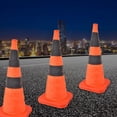 thumbnail image 1 of Cono Tráfico, 70 cm conos seguridad plegables con banda reflectante, conos práctica para atrenamiento deportivo, fútbol, ​​práccica conductió, 1 of 7