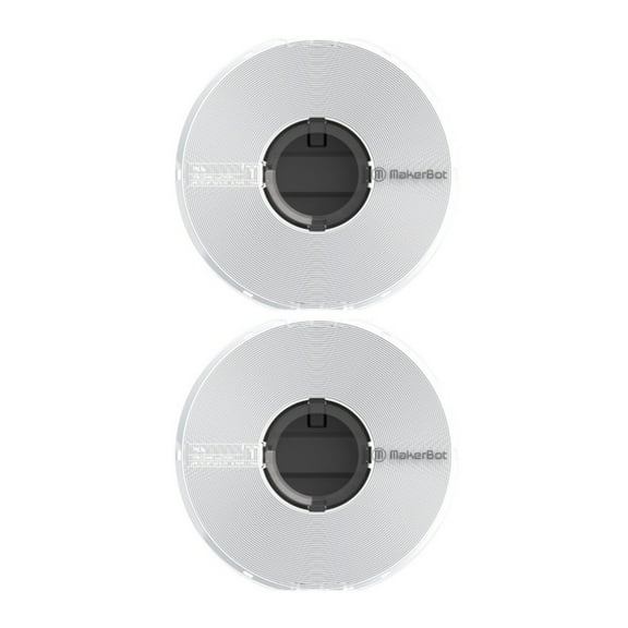 MakerBot PLA Filament Spool for Method 3D Printer (True White, 1.65lb, 2-Pack)