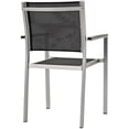 thumbnail image 5 of Modern Contemporary Urban Design Outdoor Patio Balcony Seven PCS Dining Chairs and Table Set, Black, Aluminum, 5 of 7