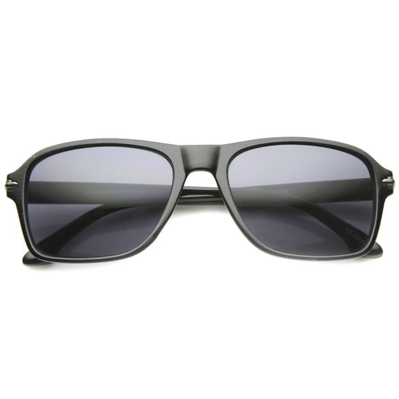 Unisex Rectangular Sunglasses UV400 Plastic Frame Model 9875