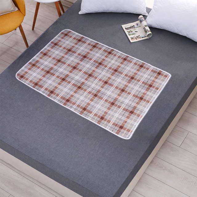 Feltree Extra-Large Washable Underpad, 60x40 Inch Waterproof Bed Pad with Non-Slip Back, Breathable Cotton Reusable Incontinence Pads for Seniors, Postpartum & Menstrual Care