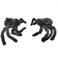 thumbnail image 3 of Araña aterradora peluda suave negra simulación espeluznante juguete de araña negra decoración de Halloween, 3 of 9