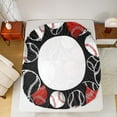 thumbnail image 5 of Homewish Gamer Baseball Boy 4pcs Bed Sheets,Sport Theme King Sheets,Ball Game Super Cozy Sheet Set,Super Cozy Room Decor, 5 of 7