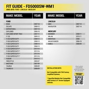 Scosche Wiring Harness w/ Steering Controls Compatible w/ 2005-16 Ford/Lincoln/Mercury FD5000SW-WM1