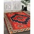 thumbnail image 2 of Ahgly Company Indoor Rectangle Traditional Dark Gold Brown Persian Area Rugs, 2' x 5', 2 of 6