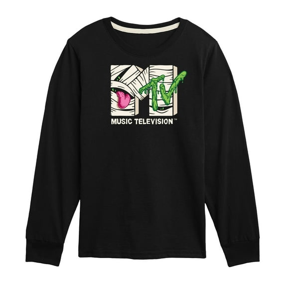 MTV - Logo Mummy Monster  - Toddler & Youth Long Sleeve Graphic T-Shirt