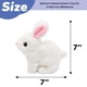 thumbnail image 2 of Juguete de conejito de peluche Hoppearl, conejo saltarín interactivo, 18 cm, 2 of 8