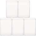 thumbnail image 1 of Miangastore 5pcs Action Figure Storage Box Plastic Single Cartoon Figure Doll Display Boxes, 1 of 8